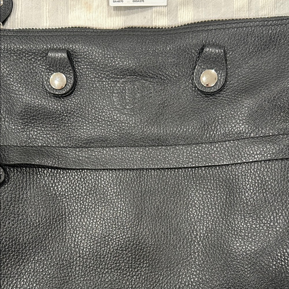 Convertible Black Genuine Leather Women's Bag - Picture 8 of 10